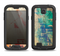 The Grunge Multicolor Textured Surface Samsung Galaxy S4 LifeProof Nuud Case Skin Set