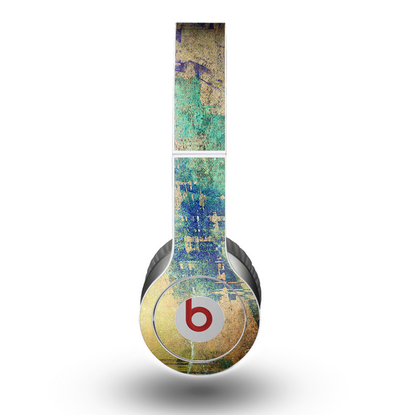 The Grunge Multicolor Textured Surface Skin for the Beats by Dre Original Solo-Solo HD Headphones