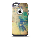 The Grunge Multicolor Textured Surface Skin for the iPhone 5c OtterBox Commuter Case
