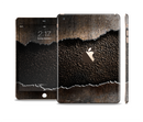 The Grunge Ripped Metal with Bevel Full Body Skin Set for the Apple iPad Mini 3