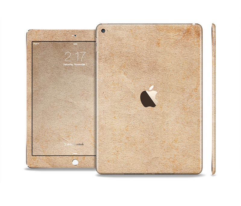 The Grunge Tan Surface Skin Set for the Apple iPad Pro