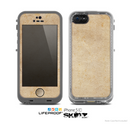 The Grunge Tan Surface Skin for the Apple iPhone 5c LifeProof Case