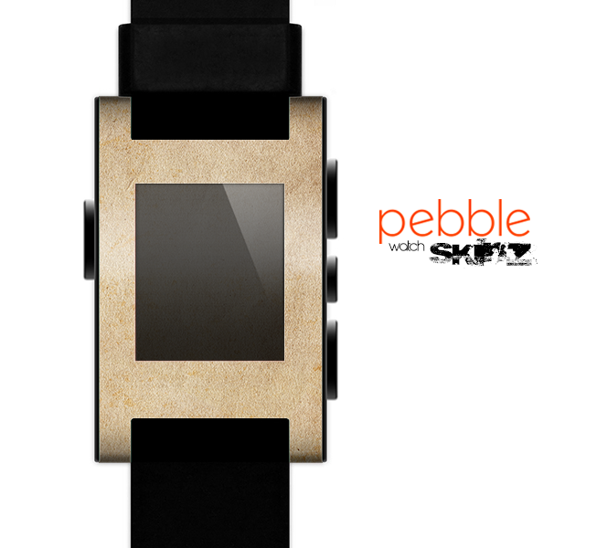 The Grunge Tan Surface Skin for the Pebble SmartWatch es