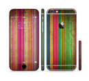 The Grunge Thin Vibrant Strips Sectioned Skin Series for the Apple iPhone 6s Plus