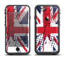 The Grunge Vector London England Flag Apple iPhone 6/6s LifeProof Fre Case Skin Set