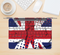 The Grunge Vector London England Flag Skin Kit for the 12" Apple MacBook (A1534)