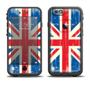 The Grunge Vintage Textured London England Flag Apple iPhone 6/6s LifeProof Fre Case Skin Set