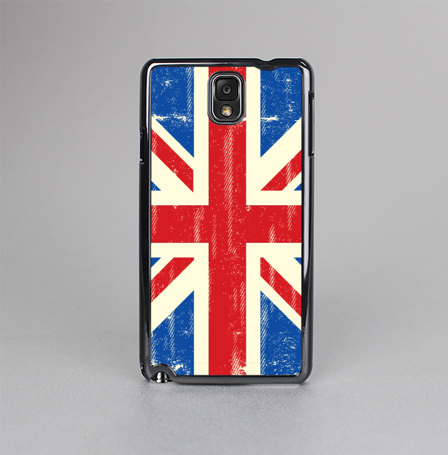 The Grunge Vintage Textured London England Flag Skin-Sert Case for the Samsung Galaxy Note 3