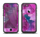 The Grunge Watercolor Pink Strokes Apple iPhone 6/6s LifeProof Fre Case Skin Set