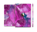 The Grunge Watercolor Pink Strokes Full Body Skin Set for the Apple iPad Mini 3