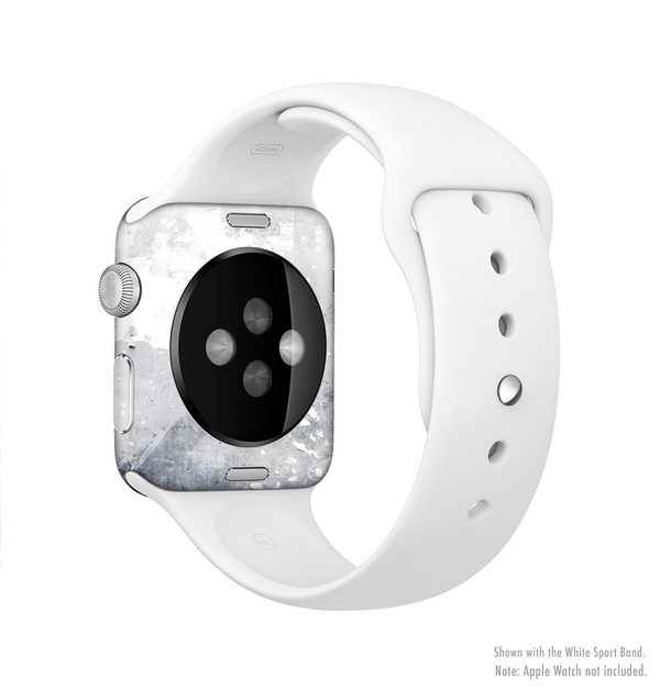 The Grunge White & Gray Texture Full-Body Skin Kit for the Apple Watch