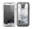 The Grunge White & Gray Texture Skin for the Samsung Galaxy S5 frē LifeProof Case