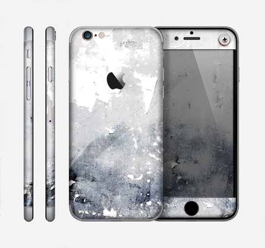 The Grunge White & Gray Texture Skin for the Apple iPhone 6