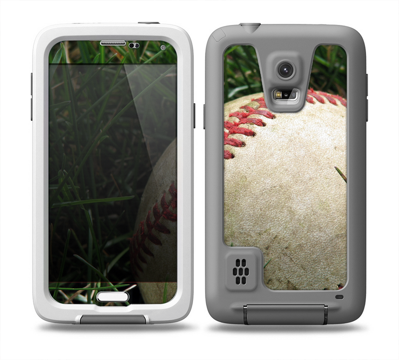 The Grunge Worn Baseball Skin for the Samsung Galaxy S5 frē LifeProof Case