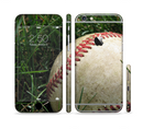 The Grunge Worn Baseball Sectioned Skin Series for the Apple iPhone 6s Plus