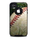 The Grunge Worn Baseball Skin for the iPhone 4-4s OtterBox Commuter Case