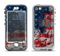 The Grungy American Flag Apple iPhone 5-5s LifeProof Nuud Case Skin Set