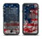 The Grungy American Flag Apple iPhone 6 LifeProof Fre Case Skin Set