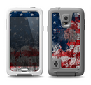 The Grungy American Flag Samsung Galaxy S5 LifeProof Fre Case Skin Set