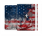 The Grungy American Flag Full Body Skin Set for the Apple iPad Mini 2