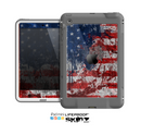 The Grungy American Flag Skin for the Apple iPad Mini LifeProof Case
