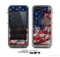 The Grungy American Flag Skin for the Apple iPhone 5c LifeProof Case