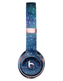 The Grungy Blue Green Stars Surface Full-Body Skin Kit for the Beats by Dre Solo 3 Wireless Headphones