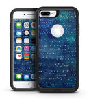 The Grungy Blue Green Stars Surface - iPhone 7 or 7 Plus Commuter Case Skin Kit