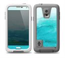 The Grungy Blue Watercolor Surface Skin for the Samsung Galaxy S5 frē LifeProof Case