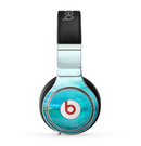 The Grungy Blue Watercolor Surface Skin for the Beats by Dre Pro Headphones