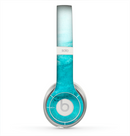 The Grungy Blue Watercolor Surface Skin for the Beats by Dre Solo 2 Headphones