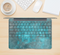 The Grungy Bright Teal Surface Skin Kit for the 12" Apple MacBook (A1534)