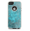 The Grungy Bright Teal Surface Skin For The iPhone 5-5s Otterbox Commuter Case
