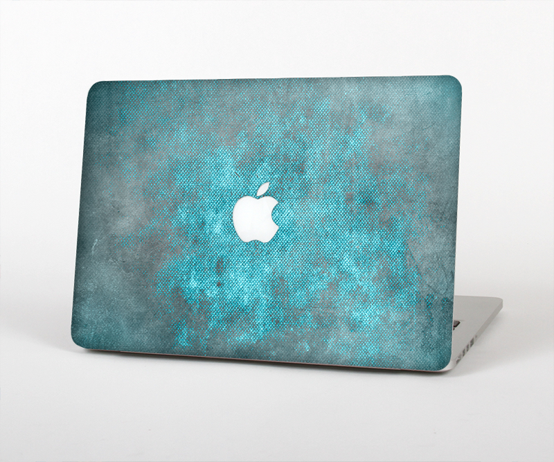 The Grungy Bright Teal Surface Skin for the Apple MacBook Pro Retina 15"