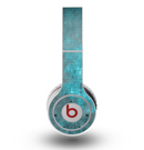 The Grungy Bright Teal Surface Skin for the Original Beats by Dre Wireless Headphones