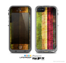 The Grungy Color Stripes Skin for the Apple iPhone 5c LifeProof Case
