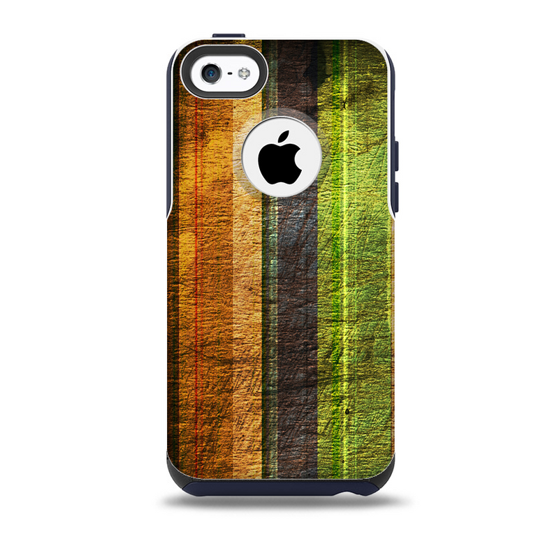 The Grungy Color Stripes Skin for the iPhone 5c OtterBox Commuter Case