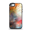 The Grungy Colorful Faded Paint Apple iPhone 5-5s Otterbox Symmetry Case Skin Set