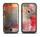 The Grungy Colorful Faded Paint Apple iPhone 6/6s LifeProof Fre Case Skin Set