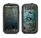 The Grungy Dark Black Branch Pattern Samsung Galaxy S4 LifeProof Fre Case Skin Set