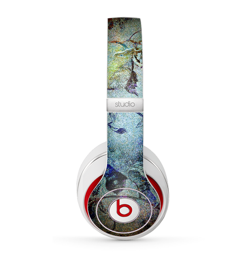 The Grungy Dark Black Branch Pattern Skin for the Beats by Dre Studio (2013+ Version) Headphones
