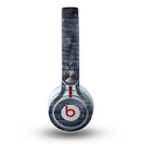 The Grungy Dark Blue Brick Wall Skin for the Beats by Dre Mixr Headphones