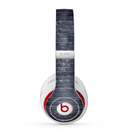 The Grungy Dark Blue Brick Wall Skin for the Beats by Dre Studio (2013+ Version) Headphones