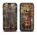 The Grungy Dark Small Tiled Apple iPhone 6/6s LifeProof Fre Case Skin Set