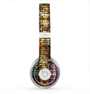 The Grungy Dark Small Tiled Skin for the Beats by Dre Solo 2 Headphones