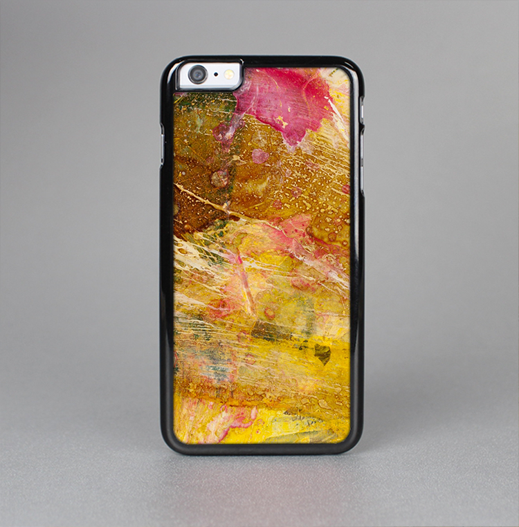 The Grungy Golden Paint Skin-Sert Case for the Apple iPhone 6 Plus