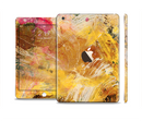 The Grungy Golden Paint Full Body Skin Set for the Apple iPad Mini 3