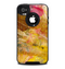 The Grungy Golden Paint Skin for the iPhone 4-4s OtterBox Commuter Case