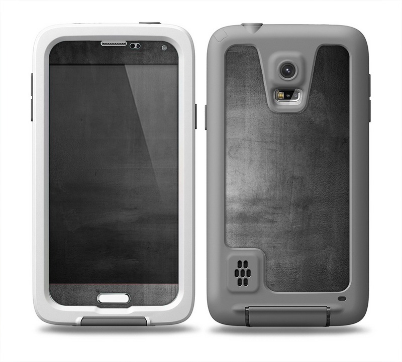 The Grungy Gray Panel Skin for the Samsung Galaxy S5 frē LifeProof Case