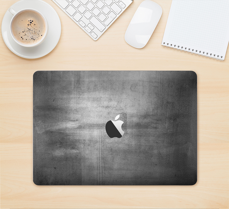 The Grungy Gray Panel Skin Kit for the 12" Apple MacBook (A1534)